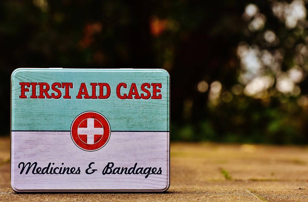 Rucksackapotheke - Bild eines First-Aid-Kits